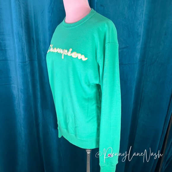 Champion Men's Powerblend Applique Crew Sweatshirt - Picture 6 of 11